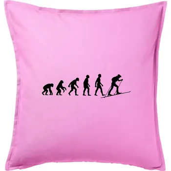 Polštář Evoluce skialpy - Polštář 50x50 - 50x50 - Pouze potah ( Růžová )