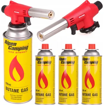 Turistický vařič Plynový hořák Alpen Camping 1300 W