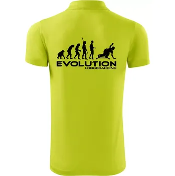 Pánská košile Evoluce longboard - Polokošile Victory sportovní (dresovina) - XL ( Limetková )
