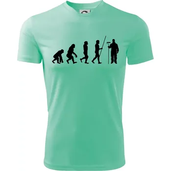 Evoluce malíř pokojů - Dětské triko sportovní (dresovina) - 158 cm/12 let ( Mátová )