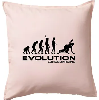 Polštář Evoluce longboard - Polštář 50x50 - 50x50 - Pouze potah ( Světle růžová )