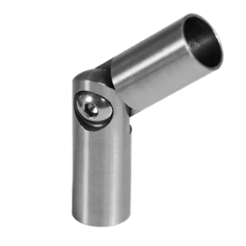 Spoj nastavitelný ø 12 mm (0-100 °) s kloubem, broušená nerez K320 / AISI30