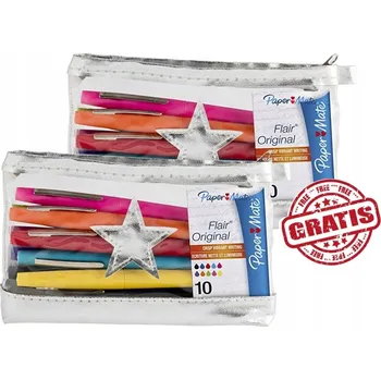 POPISOVAČE FIXY PAPER MATE V PENÁLU 10 BAREV