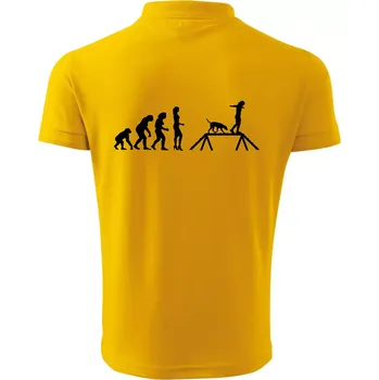 Pánská košile Evoluce agility žena - Polokošile pánská Pique Polo 203 - M ( Žlutá )