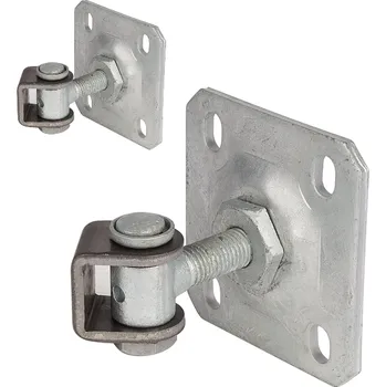 pant LOCINOX® G90WP-B pant M16 s plotnou 100 x 100 mm, otevíratelný 90°, nastavitelný 1D, částečně pozinkován