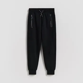 Chlapecké kalhoty Reserved - Bavlněné jogger kalhoty - černý - 139FI-99X - 139FI-99X-164