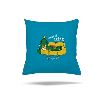 Polštář Bastard Vánoční ležák polštář Blue Turquoise