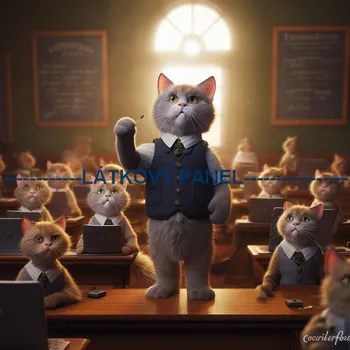 Látkový panel - Kočka - KČ-105 Velikost: 15x15cm, Materiál: Bavlna