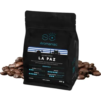 Káva Čerstvá Káva Aromaniac Čerstvě pražená Káva Honduras La Paz zrnková 250g