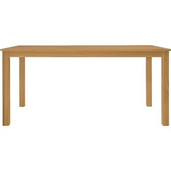 Jídelní stůl Stůl do jídelny Amsterdam - Black Red White - BRW Přírodní Dub 160x75 cm