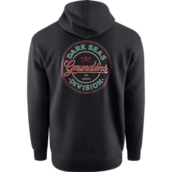 Rybářské oblečení Grundéns Mikina Dark Seas X Grundens Instinctive FZ Hoodie Black - S