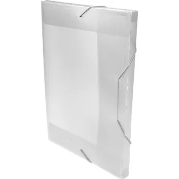 Auro Office - krabice na spisy s gumou A4, PP, bílá