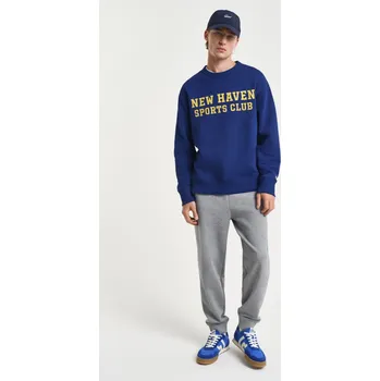 TEPLÁKY GANT REG SHIELD SWEATPANTS GREY MELANGE