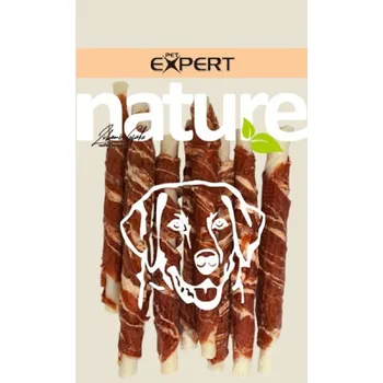 Pamlsek pro psa Pet Expert 100g tyč buvolí obalená kachním masem 13cm dog