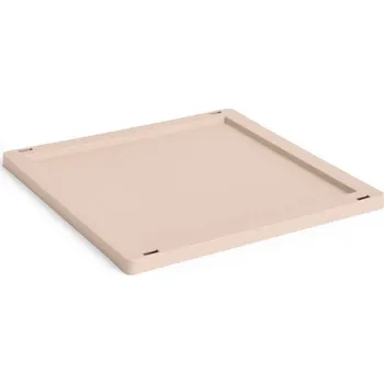 Úložný box HAY Plastové víko Colour Crate Medium Square/Cube, powder