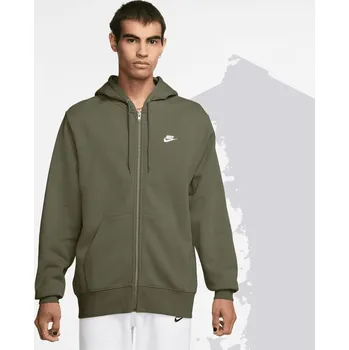 Pánská mikina Nike Club BB Pán.bunda s kapucí - 0 - olivová - XL