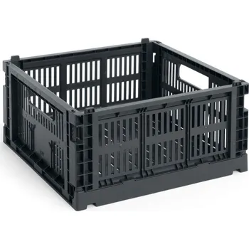 Úložný box HAY Úložný box Colour Crate Medium Square, charcoal