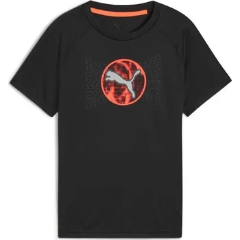 Chlapecké oblečení Chlapecké triko Puma ACTIVE SPORTS POLY TEE B 140 Černá, Červená, Šedá