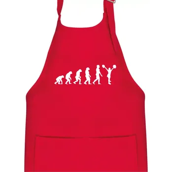Kuchyňská zástěra Evolution cheerleading - roztleskávačka - Dětská zástěra na vaření - Univerzální velikost ( Červená )