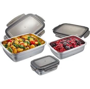 Dóza na potraviny GEFU Sada nádob na potraviny PREPPO, 3-dílná