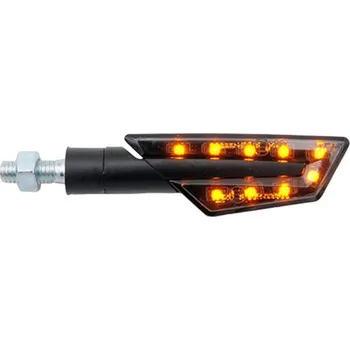 Osvětlení pro motocykl LighTech Fre922Ner Led blinkry homologované E8 černé (2ks)
