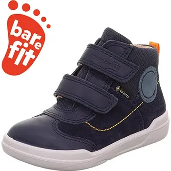 Chlapecké tenisky SUPERFIT BAREFIT dětská celoroční obuv SUPERFREE NAPPA s membránou GORE-TEX blau 1-000544-8000 Velikost: 26