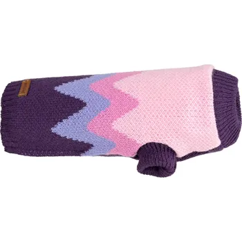 Obleček pro psa Svetr pro psy RIVERA vzor 01 růžová různé velikosti Rozměr: 34 cm délka hřbetu miniaturní knírač