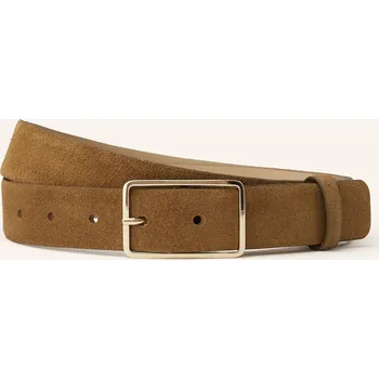 Opasek Abro Dámský Kožený Opasek, khaki, 75