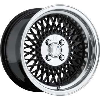 Alu kolo Klutch SL1 15x8,5 ET17 4x100 Gloss black w/ Machined Lip
