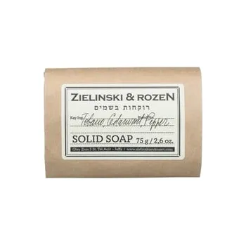 Čistící mýdlo Zielinski & Rozen Tobacco, Cedarwood, Pepper Mýdlový blok