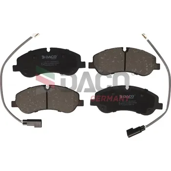 Brzdový systém Sada brzdových destiček, kotoučová brzda DACO 321017