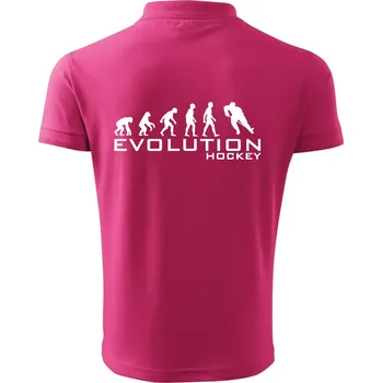 Pánská košile Evoluce Hockey - hráč - Polokošile pánská Pique Polo 203 - 3XL ( Purpurová )