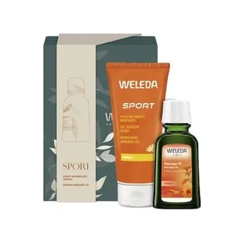 Tělový krém Weleda Sport dárková sada Sada osobní péče