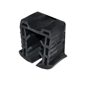 Zábradlí Gumové těsnění pro nerezové a hliníkové madlo s drážkou 24x24 mm, pro sklo 12-12,76 mm (cena za 1 bm)