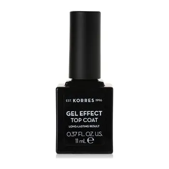 Make-up KORRES Gel Effect Sweet Almond TOP COAT Vrchní lak na nehty