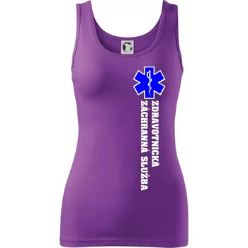 Hvězda života - zdravotnická záchranná služba - Dámské tílko - S ( Fialová )