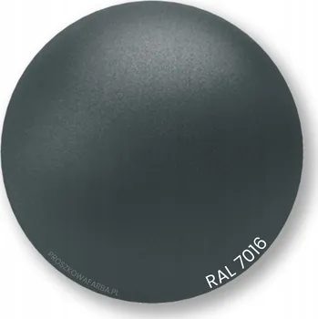 Příslušenství pro čtečku elektronické knihy PRÁŠKOVÁ BARVA s odplyňovačem RAL7016 PE Qualicoat DR.STR. ( Antracit ) - 1kg