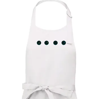 Kuchyňská zástěra Evolution squash ball - Pánská zástěra na vaření - Univerzální velikost ( Bílá )