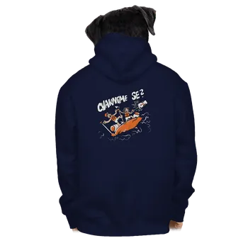 Pánská mikina Bastard Cvakneme se pánská mikina na zip Navy