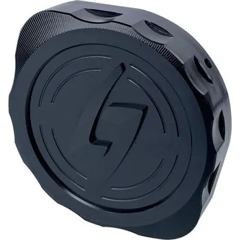 Černý kryt chladiče pro motocykly Pleyuda