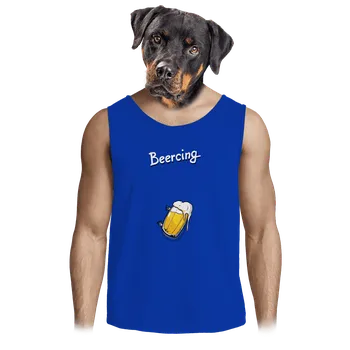 Pánské tílko Bastard Beercing pánské tílko Royal Blue