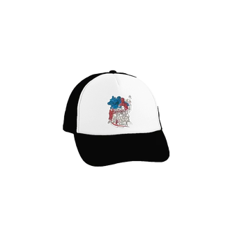 Kšiltovka Bastard Jsem Čech kšiltovka truckerka Black cap