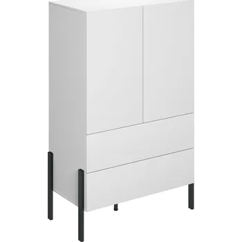 Šatní skříň Prádelník Jukon - Helvetia Bílý supermatt 90x150 cm