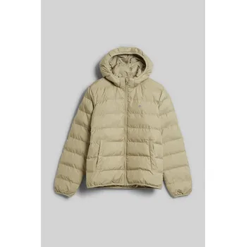 Dívčí bunda BUNDA GANT LIGHT PADDED SHIELD JACKET BEIGE GREEN