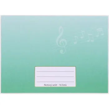 699 - Sešit notový 16l.