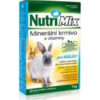 Krmivo pro hlodavce Nutri Mix pro králíky, 1 kg Varianta: 1 kg