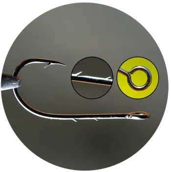 Rybářský háček RedBass Háček Spinning Cheburashka Hooks 825 Sickle 10 ks - 2/0