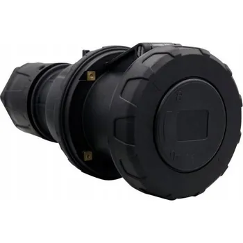 Elektrická zásuvka Elektrická Zásuvka hermetická Bemis černá