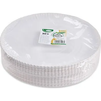 Nádobí Talíř papírový - průměr 28 cm (50 ks)
