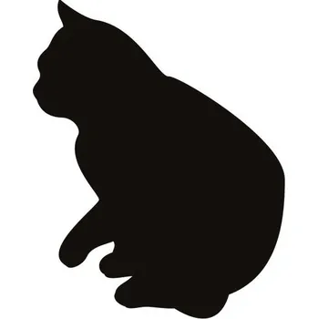 Samolepící dekorace Samolepka na stěnu kočka ostražitá